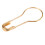 Gourd Crochets Épingles de Sûreté En Forme de Calebasse Swing Tag 500 Pcs Gold Tone 6