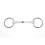 (5in, Ivory) Korsteel Flexi Loose Ring Snaffle Bit 1