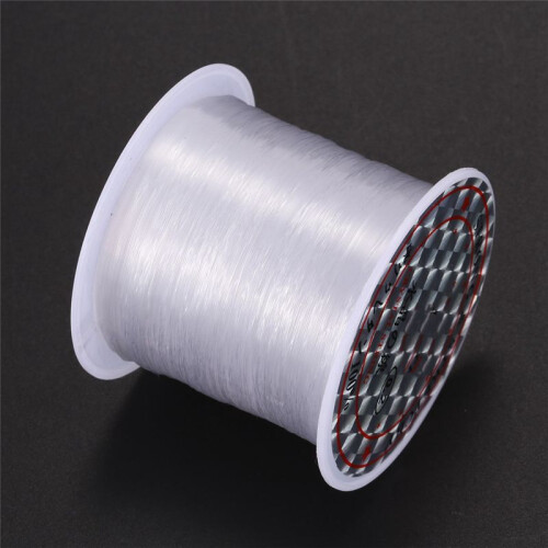 3X 0.2mm Diameter Clear Nylon Fish Fishing  Spool Beading String 2