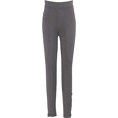 Dublin (24in, Charcoal) Dublin Childrens/Kids Performance Flex Knee Patch Riding Tights