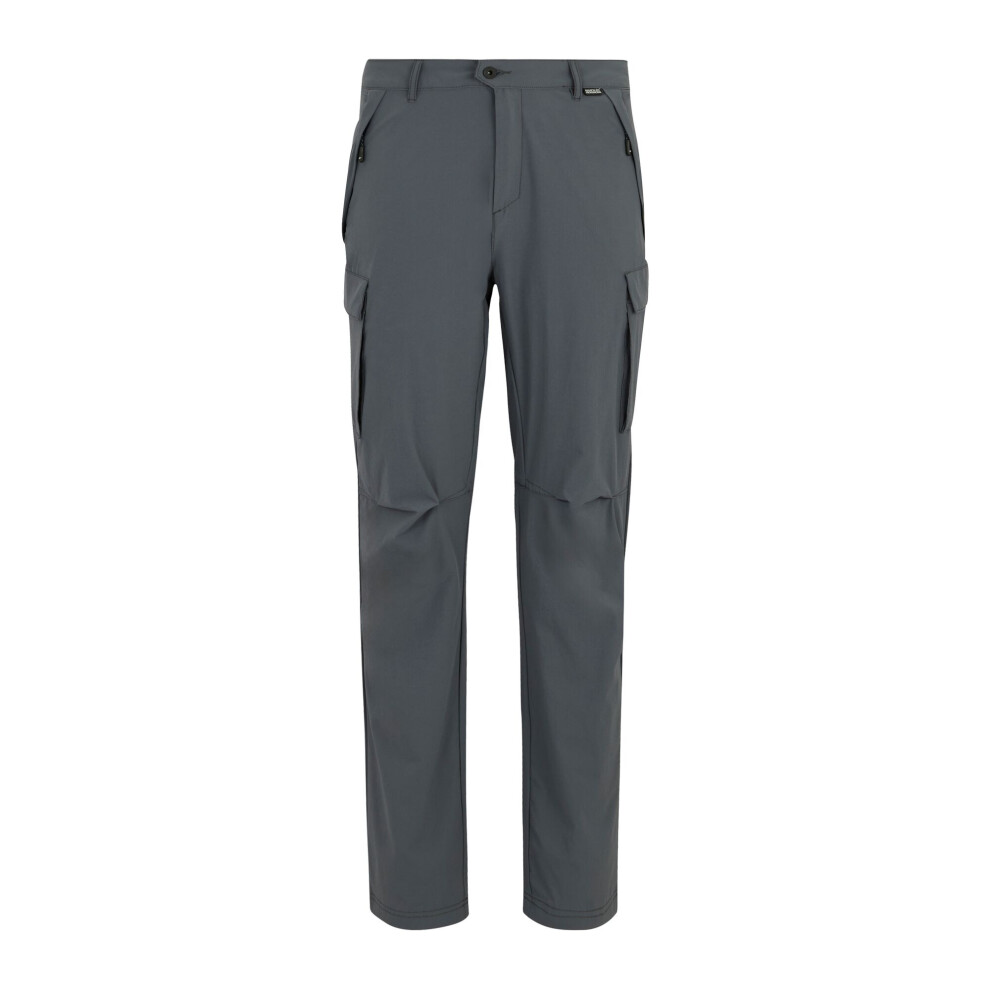 Regatta (30R, Storm Grey) Mens Summer Questra Cargo Trousers