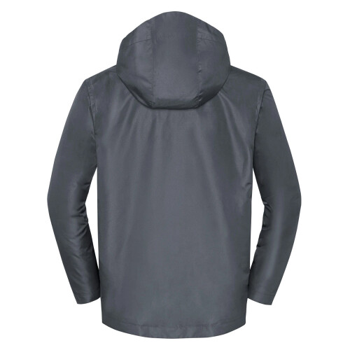 Russell (M, Iron) Russell Mens Essential All Weather Shell Jacket 1