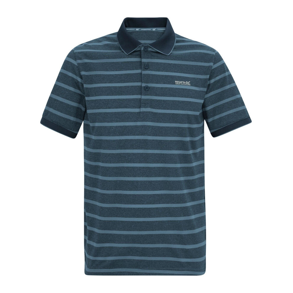 Regatta (Xl, Night Sky/China Blue) Mens Kildra Polo Shirt