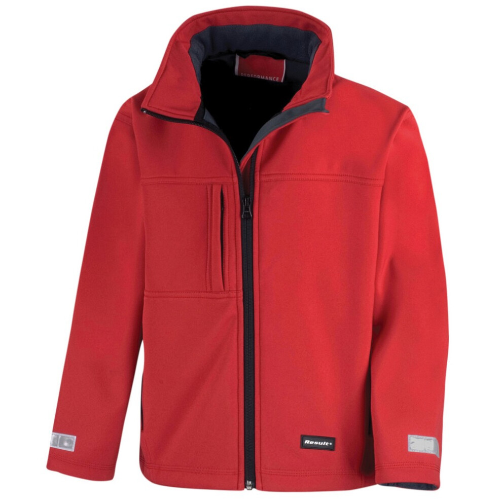 Result (5-6 Years, Red) Childrens/Kids Classic Soft Shell Jacket