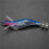 3 Stück Blau Blinkende LED FischköDer Blitzlicht 10 cm Minnow Leucht Squid Jig Garnele KöDer Nacht Fischen KöDer 5