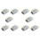 10X ALIMENTATORE TRASFORMATORE STABILIZZATO LED 12V 5A 60W 2