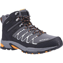 (12 UK, Grey/Orange) Cotswold Mens Abbeydale Mid Hiking Boots