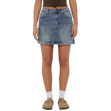 (26R, Washed Blue) Guess Womens/Ladies Panel Denim Mini Skirt