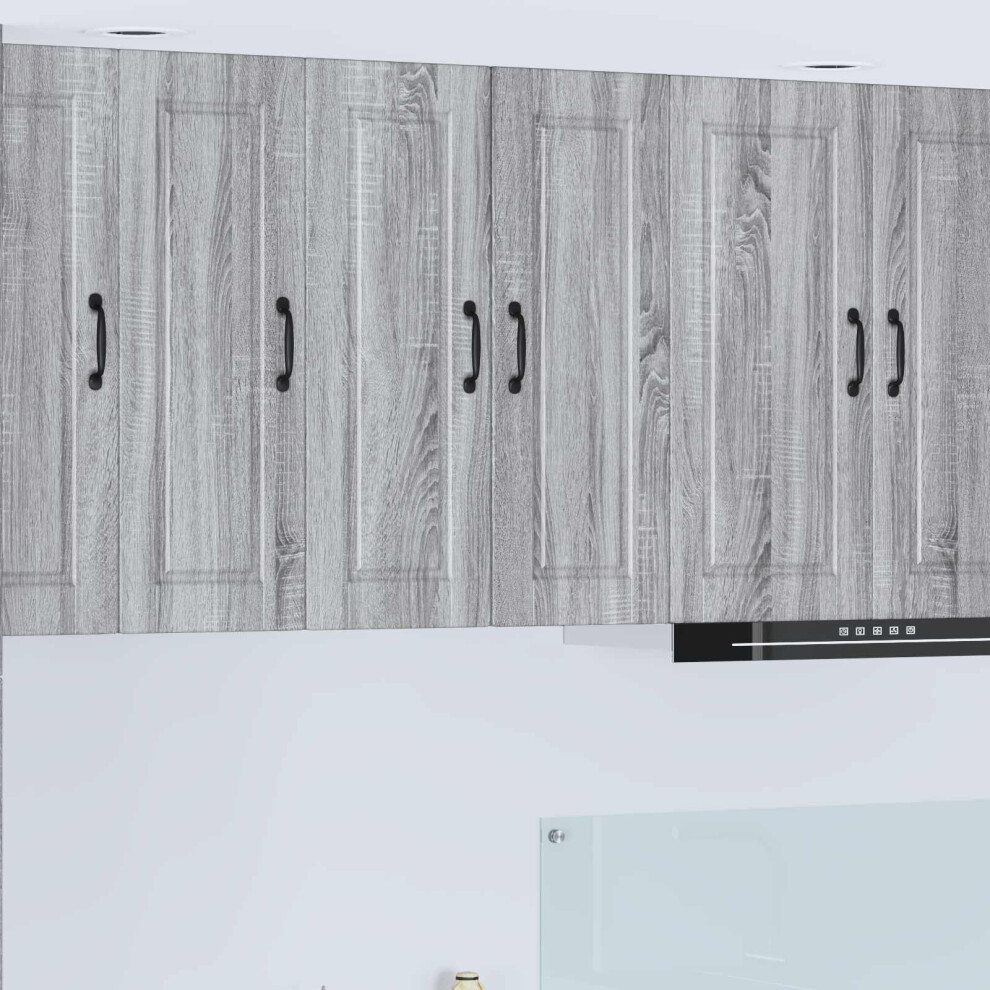 Vidaxl Wall Cabinet Porto Grey Sonoma 30 X 31 X 80 Cm Engineered Wood