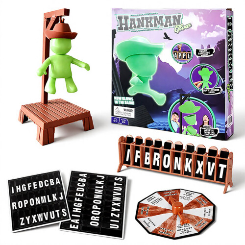 Magnetic Gallows Word Game Board Family Interactive Spelling Challenge Toy