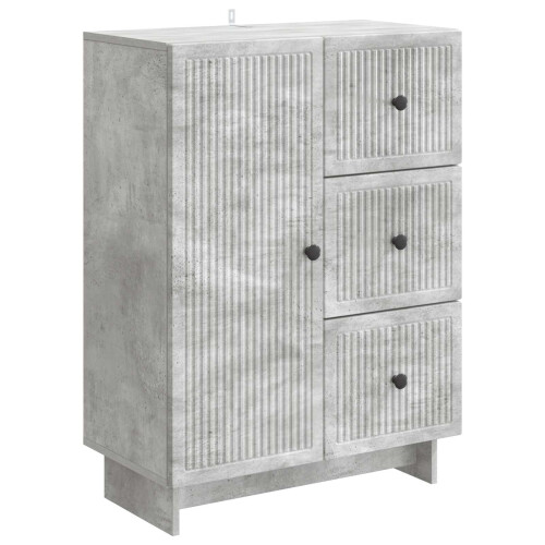 VidaXL vidaXL Sideboard Concrete Grey 66 x 34.5 x 90 cm Engineered Wood