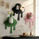(Green)Modern Art Cloud Wall Decor With Storage Shelf Suitable For Office Or Entryway 2