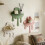 (Green)Modern Art Cloud Wall Decor With Storage Shelf Suitable For Office Or Entryway 3