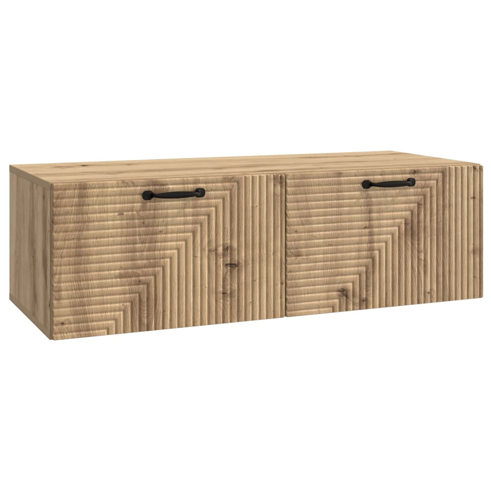 Vidaxl Wall-Mounted Tv Cabinet Artisan Oak 98 X 41 X 30 Cm