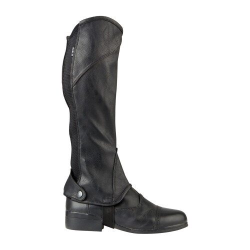 Dublin (Extra Small, Black) Dublin Unisex Stretch Fit Half Chaps 1