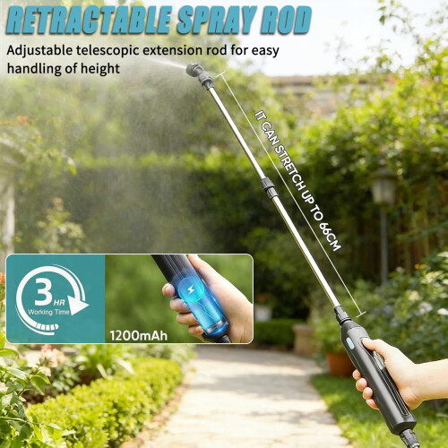 Electric Garden Sprayer Featuring a 3M Flexible Hose 1