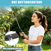 Cordless Electric Garden Sprayer with 3M Extended Hose