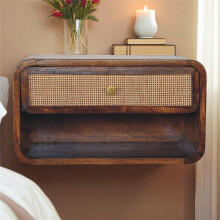 Solid Wood Chestnut Bedside Table, 32*45*25cm