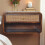 Solid Wood Chestnut Bedside Table, 32*45*25cm 1