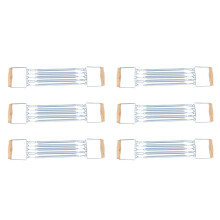 6 Stück ÜBung 5 Spring Brust Ziehen Expander Fitness Puller Stretcher Muskel Trainer Haus Männer und Frauen Fitness Geräte