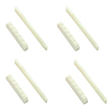 Lot de 4 pontets et écrous en os ivoire pour guitare acoustique 6 cordes
