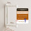 (Cream)Abs Extendable Wall Hook Shelf With Foldable Garment Hangers For Living Room 5