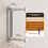 (Cream)Abs Extendable Wall Hook Shelf With Foldable Garment Hangers For Living Room 6
