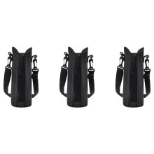 3X Flaschen Träger Tasche, Flaschen Taschen Halter Verstellbarer Schulter Gurt, Kühltasche Tägliche Draussen Aktivitäten Flaschen Hülle