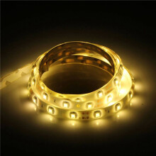 5pcs 1M 60-3528 SMD Waterproof LED Light Strip DC12V (Warm White)
