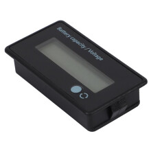 4X 12V 24V 36V 48V Batterie Anzeige, Batterie KapazitäTs Spannungs Anzeige, Blei SäUre- und Lithium Ionen Batterie Ladungs Entladungs Monitor für