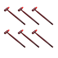 6X Holz Massage Hammer Stress Erholen Massagegeraet Klopfen Hammer