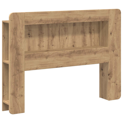 VidaXL vidaXL Headboard Cabinet with Storage Artisan Oak Engineered Wood 2