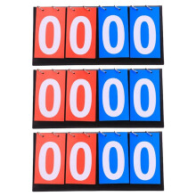 3X 4 Stellige Anzeige Tafel Basketball Fußball Anzeige Tafel für Basketball Fußball Badminton Volleyball Tisch Tennis