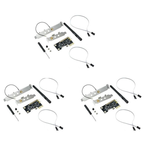 3X WiFi Wireless   Relay Module  PCI-E Desktop  Card Restart  Turn /OFF PC Remote Control