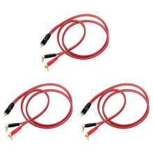 3X Banana Plug to RCA Speaker Cable,Speaker Wire RCA Male to Banana Plugs(2Banana) 4N OFC HiFi Speaker Wire 2M