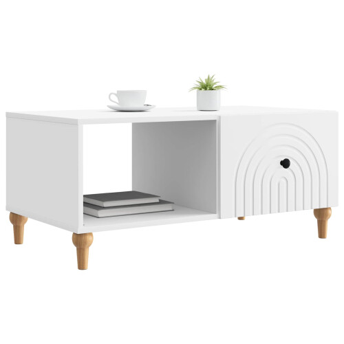 VidaXL vidaXL Coffee Table White 90 x 50 x 40 cm Engineered Wood 1