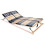 VidaXL vidaXL Slatted Bed Base Manual Brown 140 x 190 cm Solid Beech Wood 1