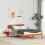 VidaXL vidaXL Bed Frame with Headboard Wax Brown 140 x 190 cm Solid Pine Wood 1