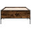 VidaXL vidaXL Bed Frame Smoke Oak 80 x 200 cm Engineered Wood 4