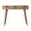 Brown Oak-Look Dressing Table, 2 Drawers + Mirror 2