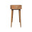 Brown Oak-Look Dressing Table, 2 Drawers + Mirror 3