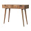 Brown Oak-Look Dressing Table, 2 Drawers + Mirror 12