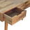 Brown Oak-Look Dressing Table, 2 Drawers + Mirror 8
