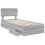 VidaXL vidaXL Bed Frame with Drawer Grey Sonoma 75 x 190 cm Engineered Wood 7