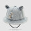 (Style B)Blue Deniids Fisherman Cap Sun Blocking Breathable Fabric Wind Design Resistant 8