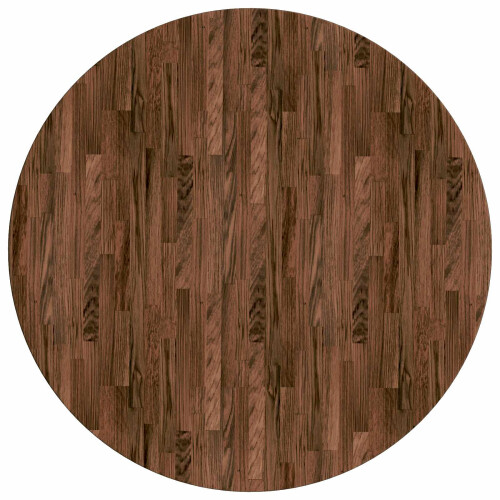 VidaXL vidaXL Table Top Dark Brown Ø 40 x 4 cm Solid Oak Wood 2