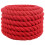 VidaXL vidaXL Baumwollseil 36 mm 10 m Rot 100% Baumwolle 1