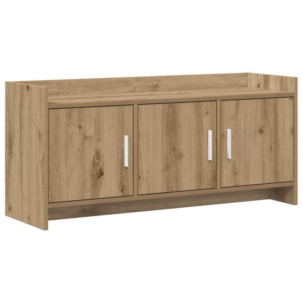 Vidaxl Tv Cabinet 102 X 33 X 47 Cm Artisan Oak Engineered Wood