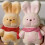 (Red,18cm)Bunny Toy With Gentle Touch Softness For Children Learning Development Play 2