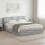 VidaXL vidaXL Bed Frame with Storage Grey Sonoma 140 x 200 cm Engineered Wood 1